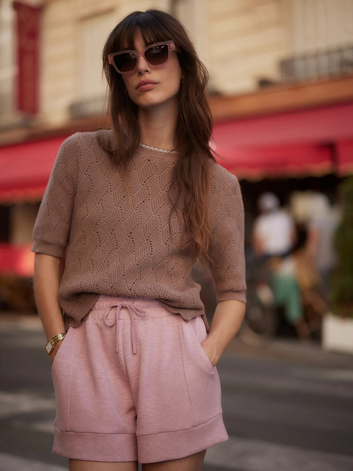 Agathe Knit Top Brownie - Eden Lifestyle