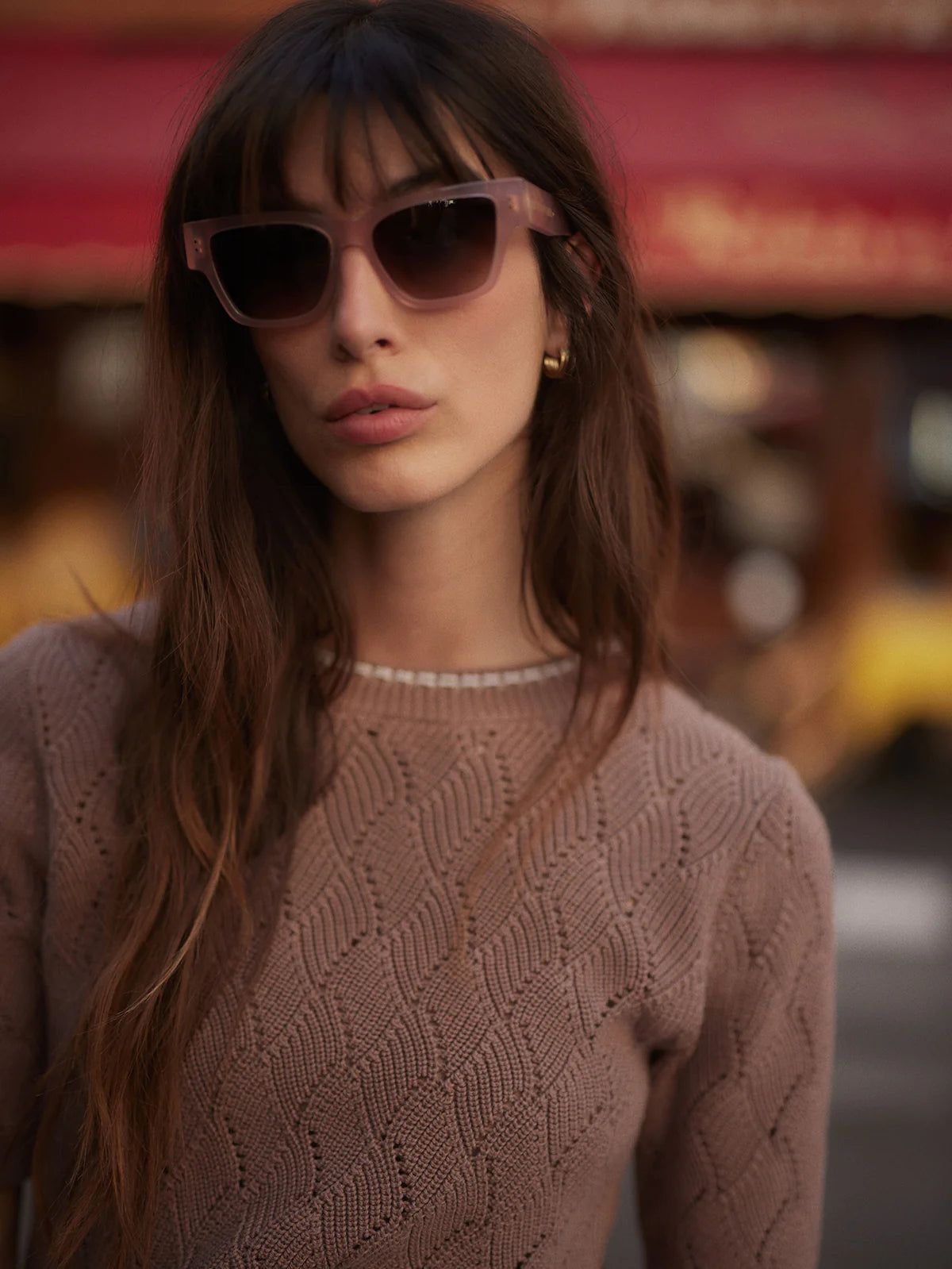 Agathe Knit Top Brownie - Eden Lifestyle