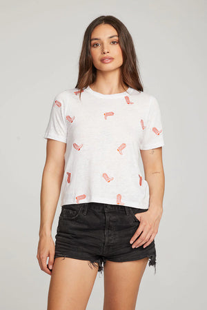 Allover Cowboy Boot Tee - Eden Lifestyle