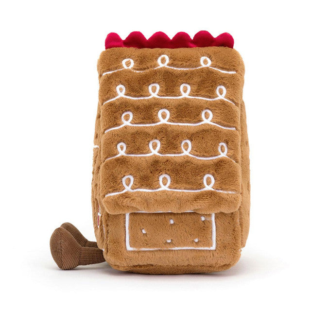 Jellycat Amuseables Gingerbread House - Eden Lifestyle