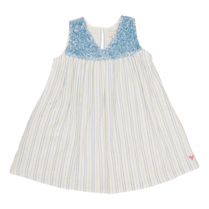 Girls Courtney Dress - Riviera Stripe - Eden Lifestyle