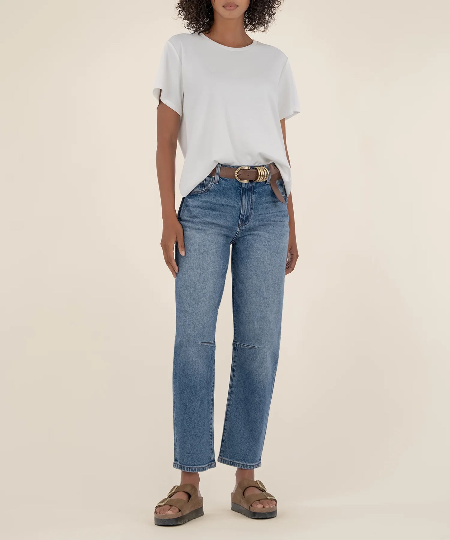Ashley High Rise Slouchy Barrel Straight Leg - Eden Lifestyle
