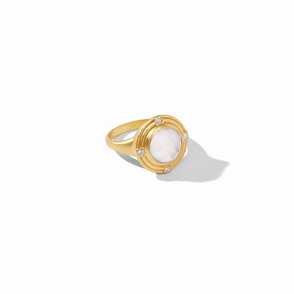 Julie Vos Astor Ring Iridescent Clear - Eden Lifestyle