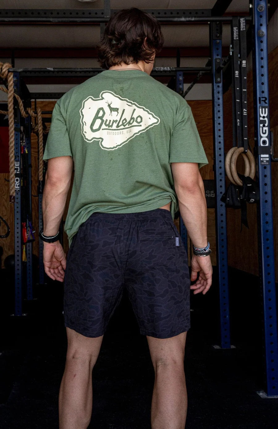 Athletic Short - Black Camo - Black Liner - Eden Lifestyle