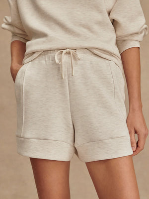 Atrium High-Rise Short 4.5" Ivory Marl - Eden Lifestyle