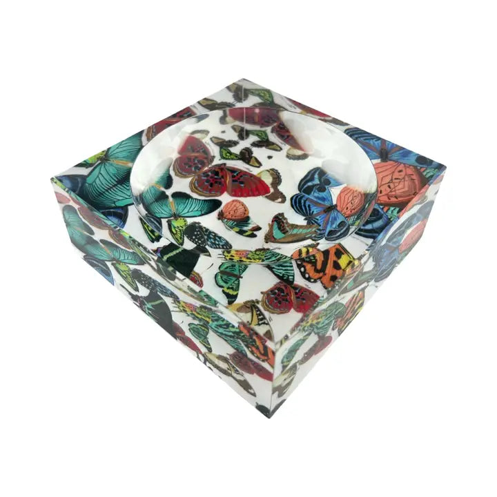 Butterfly Heaven Aura Acrylic Bowl - Eden Lifestyle