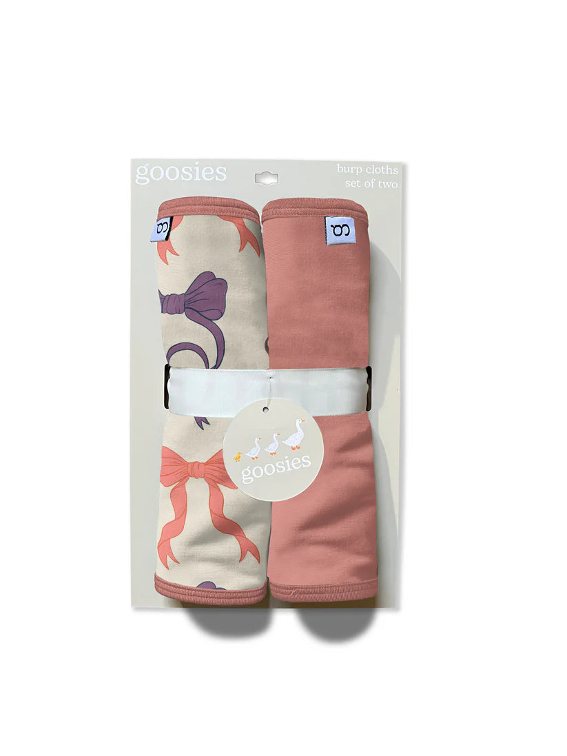 Burp Cloth Set - Bows - Eden Lifestyle