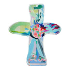 BLUE EVERLASTING LOVE ACRYLIC CROSS - Eden Lifestyle