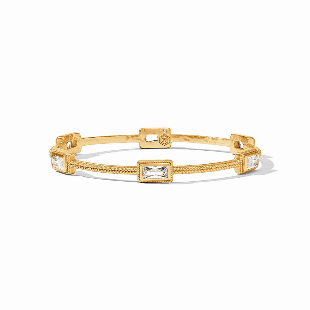 Baguette Bangle Cubic Zirconia - Eden Lifestyle