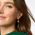 Baguette Hoop & Charm Earring - Eden Lifestyle