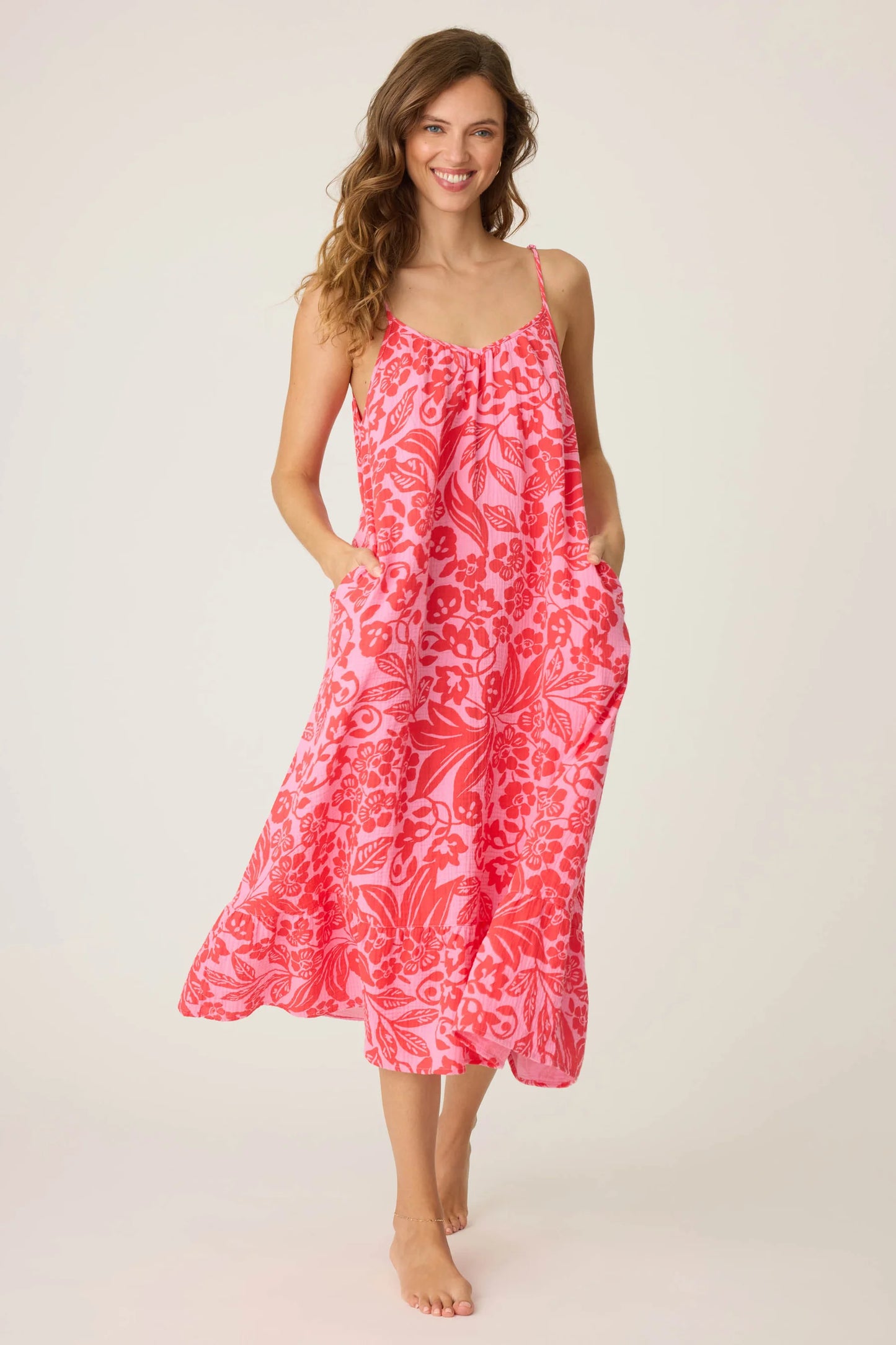 Bali Bay Floral Maxi Dress - Eden Lifestyle