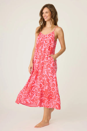 Bali Bay Floral Maxi Dress - Eden Lifestyle