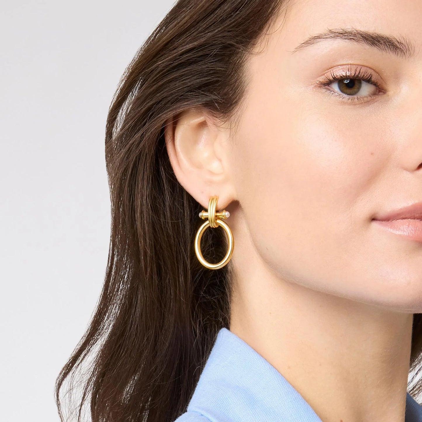 Bamboo Doorknocker Earring - Eden Lifestyle