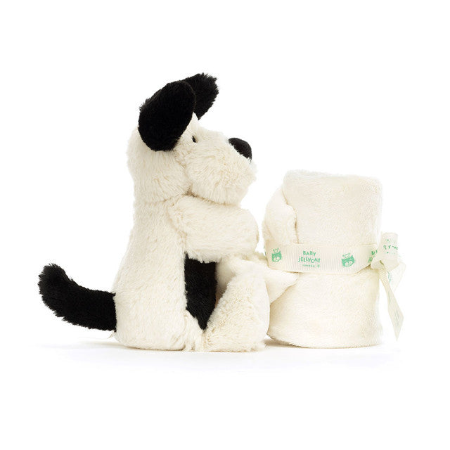 Bashful Black & Cream Puppy Soother - Eden Lifestyle