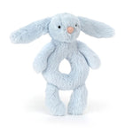 Jellycat Bashful Blue Bunny Ring Rattle - Eden Lifestyle