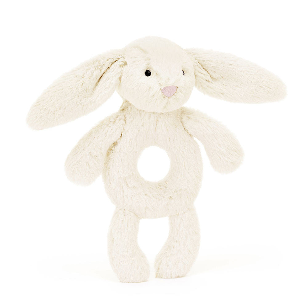 Bashful Cream Bunny Ring Rattle - Eden Lifestyle