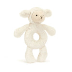 Jellycat Bashful Lamb Ring Rattle - Eden Lifestyle