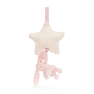 Bashful Pink Bunny Musical Pull - Eden Lifestyle
