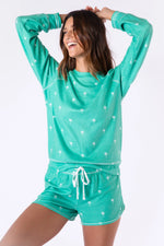 Beach More Worry Less Long Sleeve Top and Short Set - Eden Lifestyle
