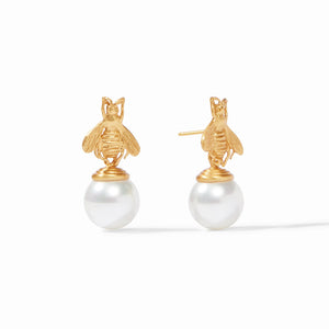 Bee Pearl Drop Earring - Eden Lifestyle