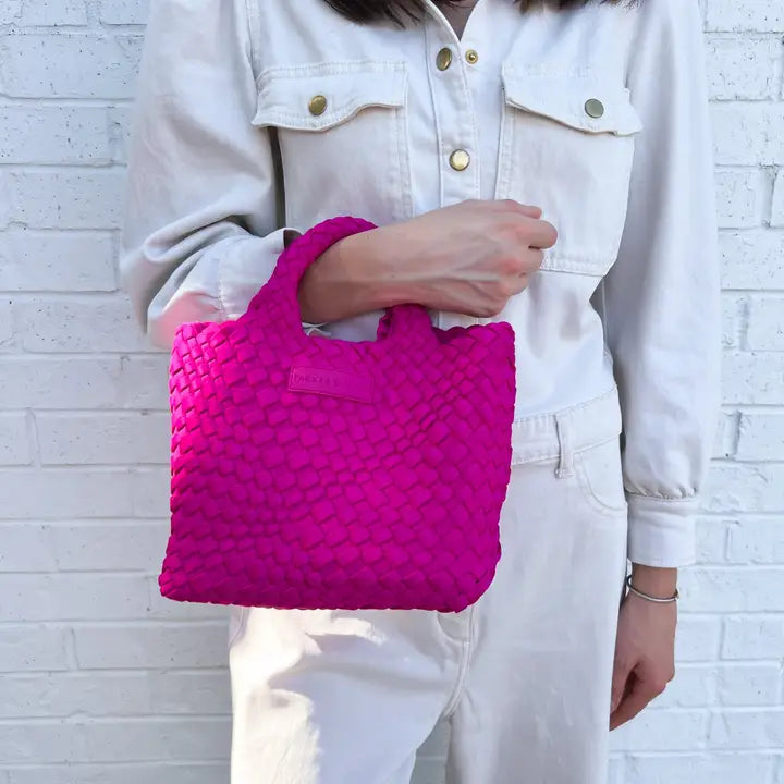Berry Woven Mini Tote - Eden Lifestyle