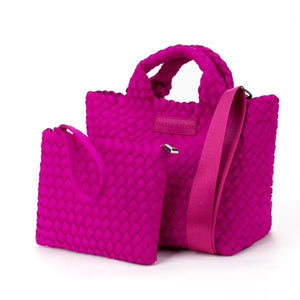 Berry Woven Mini Tote - Eden Lifestyle