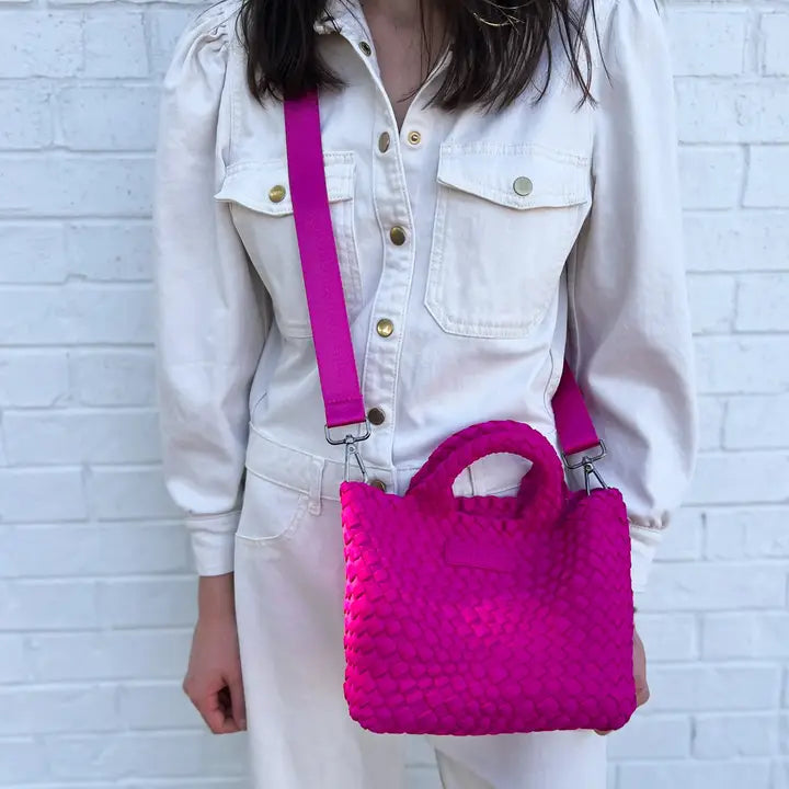 Berry Woven Mini Tote - Eden Lifestyle