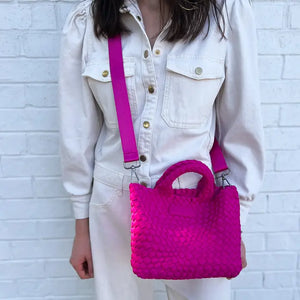 Berry Woven Mini Tote - Eden Lifestyle