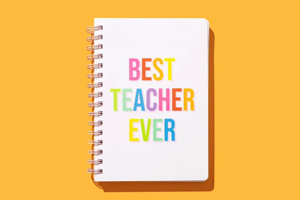 Best Teacher Ever Spiral Notebook - Eden Lifestyle