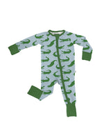 Blue Alligators Long Sleeve Pajamas