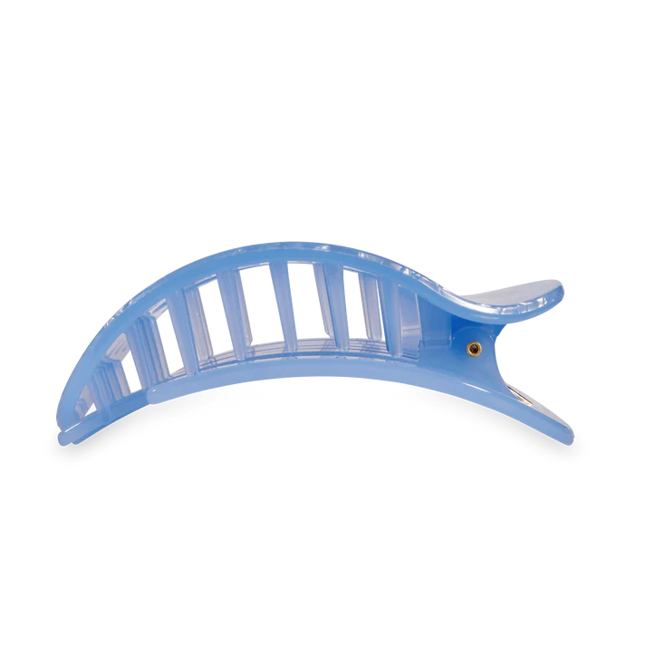 Blue Lagoon Large Flat Round Hair Clip - Eden Lifestyle