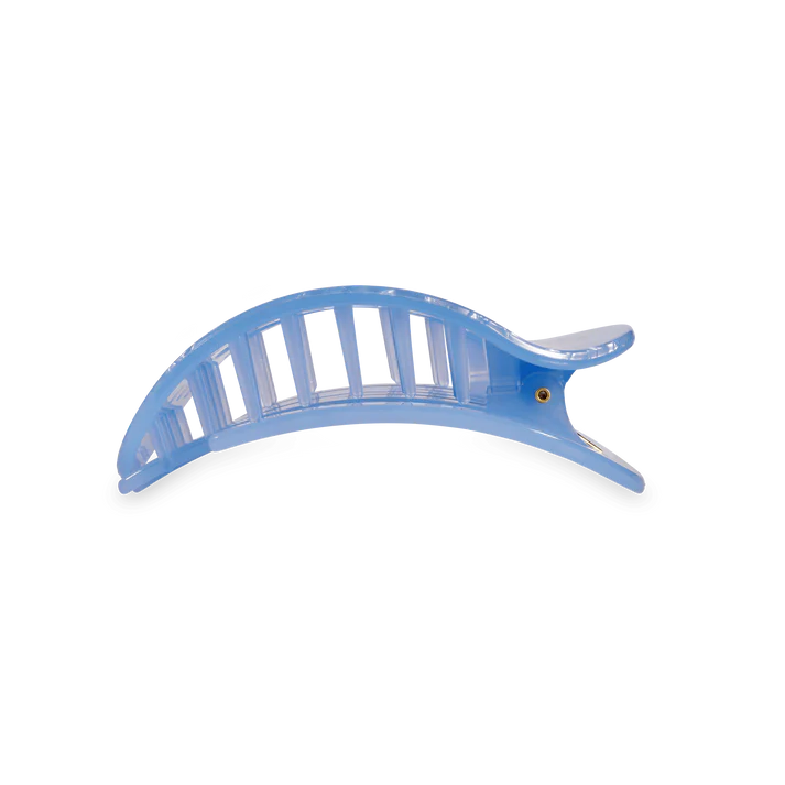 Blue Lagoon Medium Flat Round Hair Clip - Eden Lifestyle