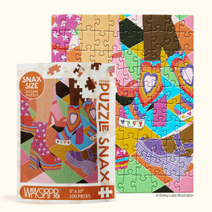 Boogie Shoes 100 Piece Puzzle Snax - Eden Lifestyle