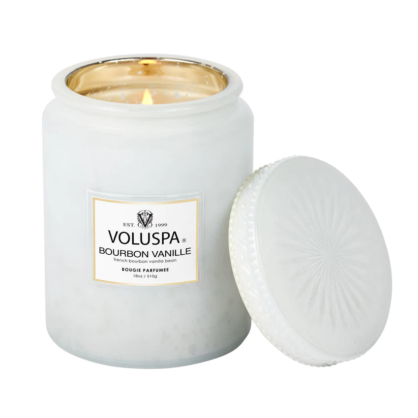 Bourbon Vanilla Large Jar Candle - Eden Lifestyle