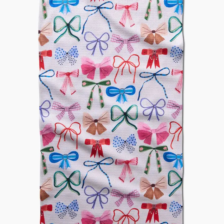 Bows Kitchen Tea Towel - Eden Lifestyle