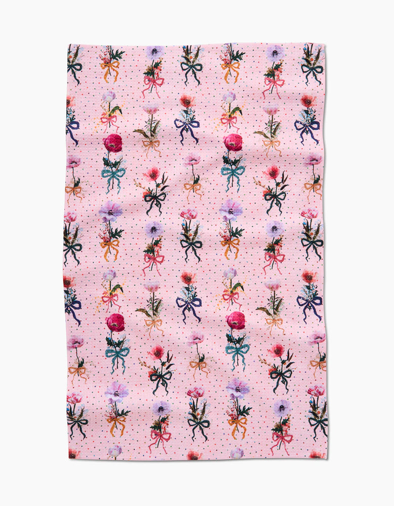 Bows and Dots Kitchen Tea Towel - Eden Lifestyle