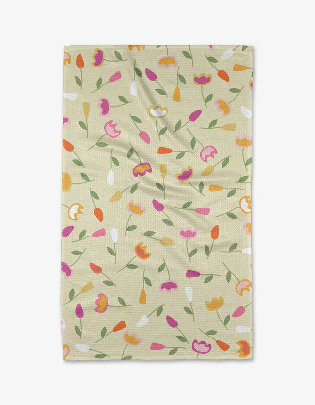 Bright Buds Kitchen Tea Towel - Eden Lifestyle