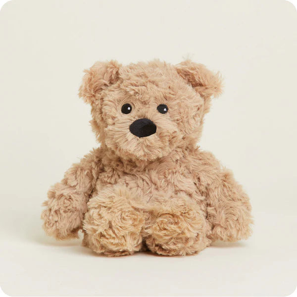 Brown Curly Bear Warmies Junior - Eden Lifestyle