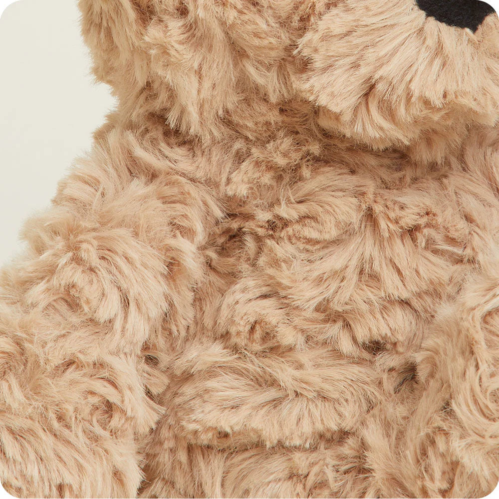 Brown Curly Bear Warmies Junior - Eden Lifestyle