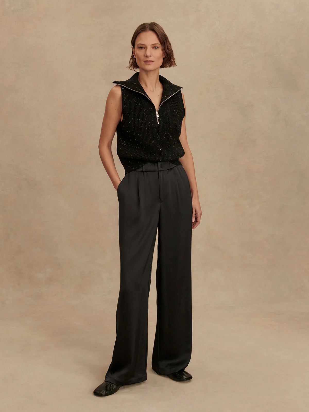 Bryden 2.0 Wide Leg 29.5" Black - Eden Lifestyle