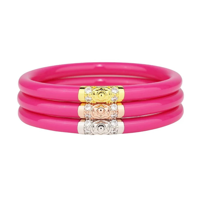 BuDhaGirl Three Kings All Weather Bangles - Epic Pink - Eden Lifestyle