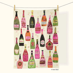 Bubble Pop Fizz Holiday Cotton Tea Towel - Eden Lifestyle