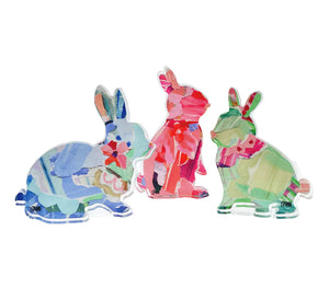 Acrylic Bunnies in Color - Eden Lifestyle