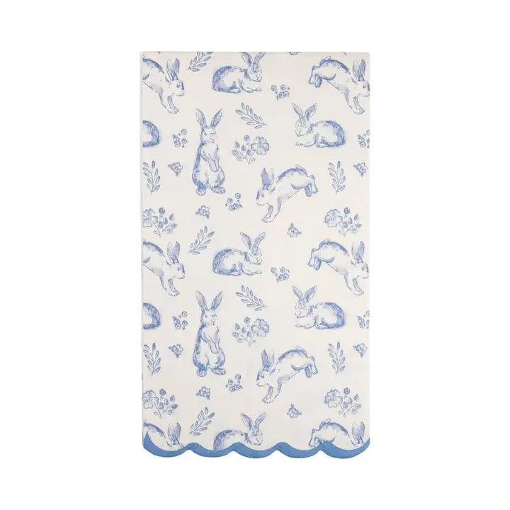 Bunny Toile Guest Napkin - Eden Lifestyle