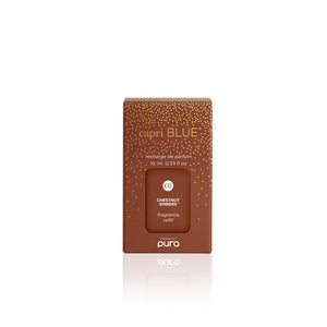 capri BLUE CB + Pura Holiday - Chestnut Embers Diffuser Refill, 0.33 oz - Eden Lifestyle