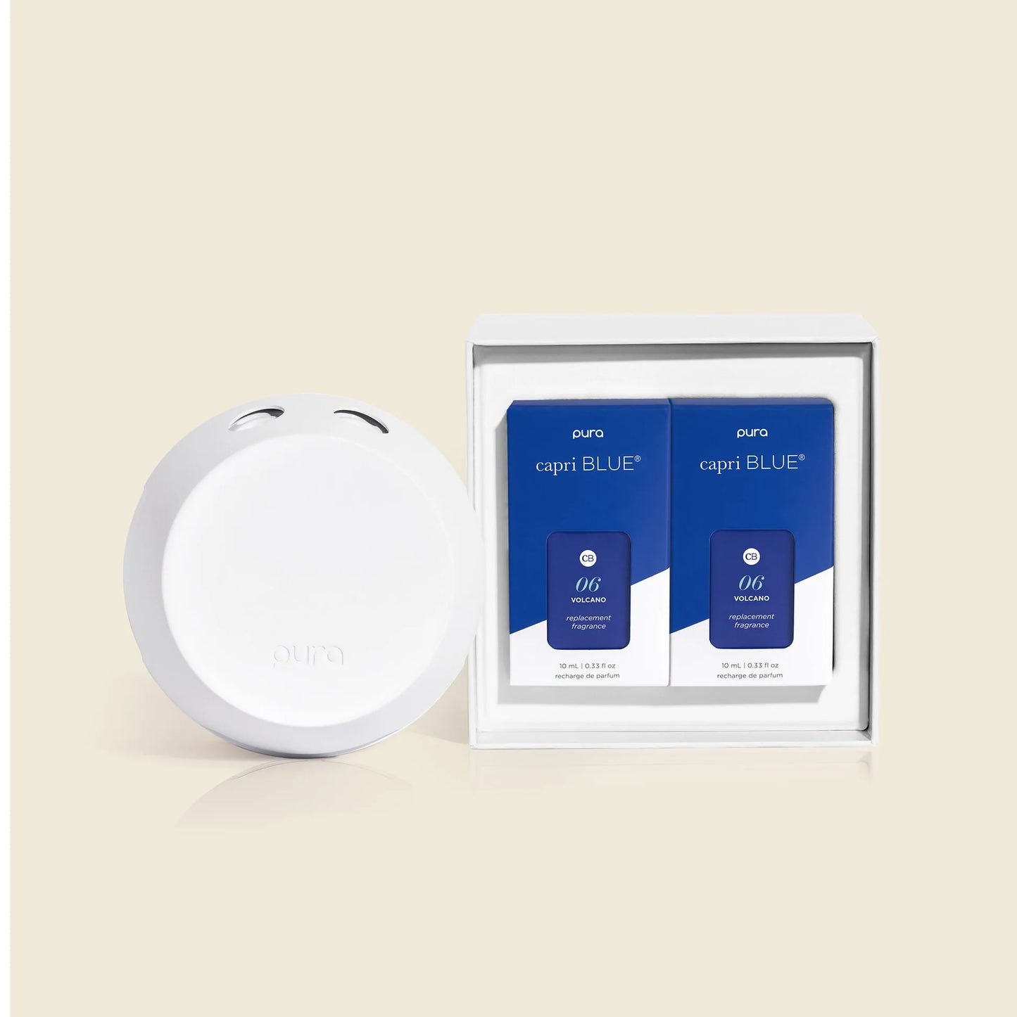 capri BLUE CB + Pura V4 Smart Home Diffuser Kit, Volcano - Eden Lifestyle