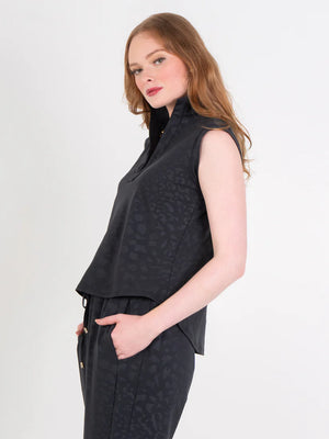 Poppy Tank - Midnight Cheetah - Eden Lifestyle