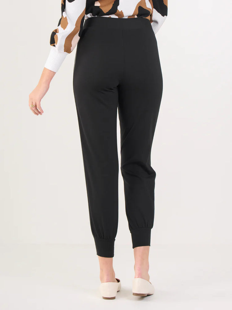 Downtown Jogger Black Ponte - Eden Lifestyle