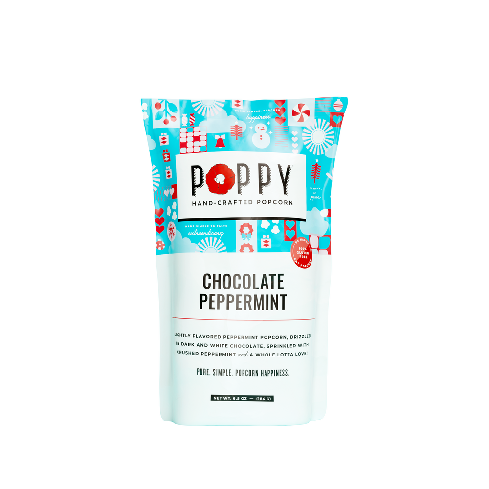 Poppy Popcorn Chocolate Peppermint Market Bag