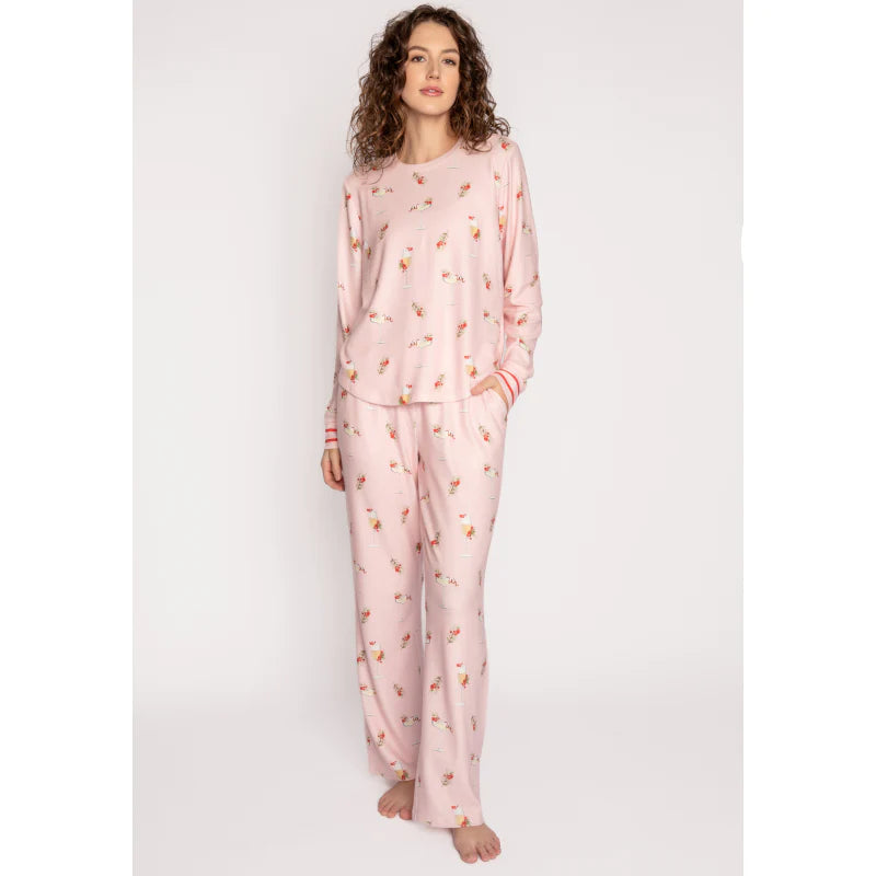 Cabin and Cocktails Pajama Set - Eden Lifestyle